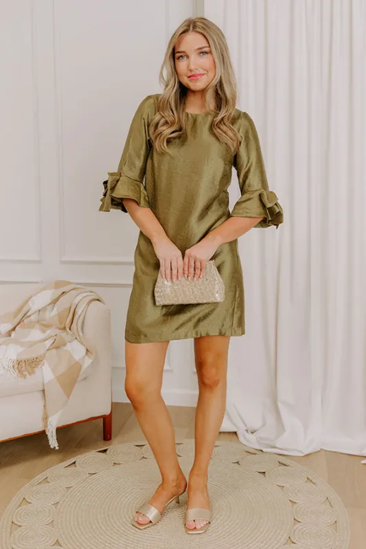 Polished Perfection Satin Mini Dress sold by Impressions