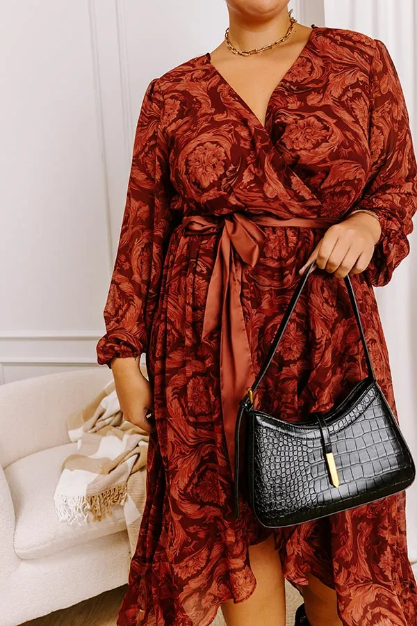 Autumn Reverie Floral High-Low Dress Curves sold by Impressions product image thumbnail 2