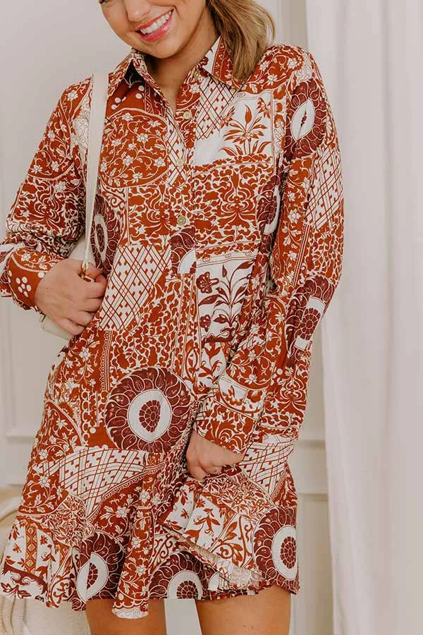 The Boho Edit Floral Mini Dress sold by Impressions product image thumbnail 4