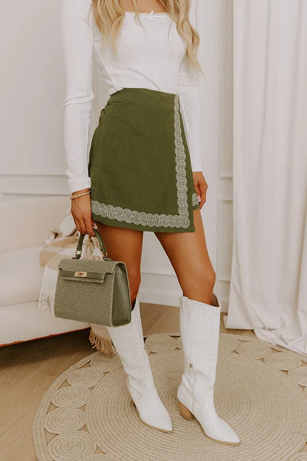 The Kaia High Waist Embroidered Skort sold by Impressions product image thumbnail 5