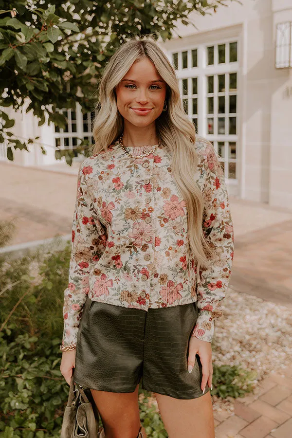 Sweet Meadow Floral Knit Cardigan sold by Impressions product image thumbnail 4