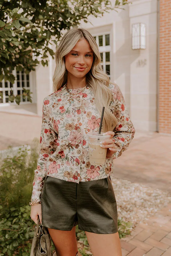 Sweet Meadow Floral Knit Cardigan sold by Impressions