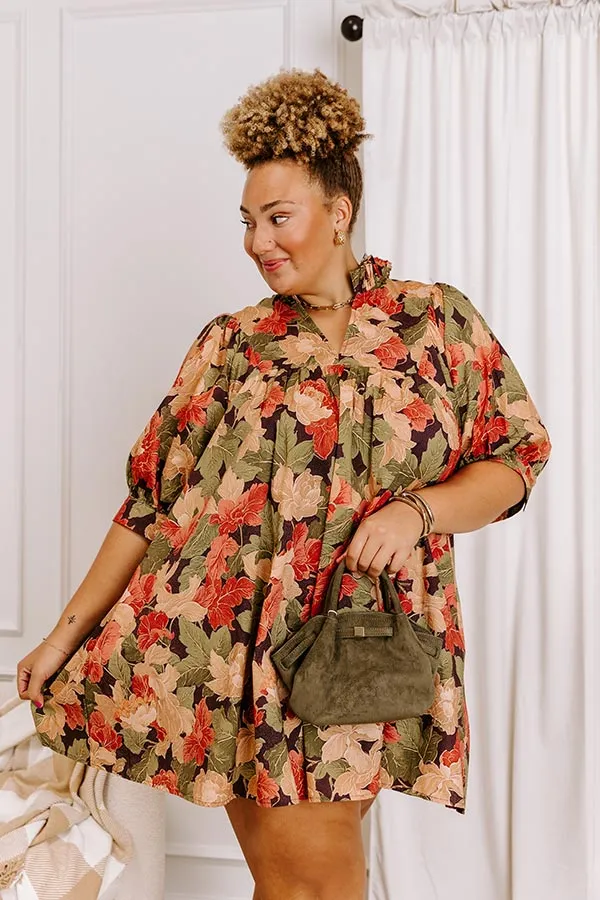 Pick Of The Patch Floral Mini Dress Curves sold by Impressions product image thumbnail 3