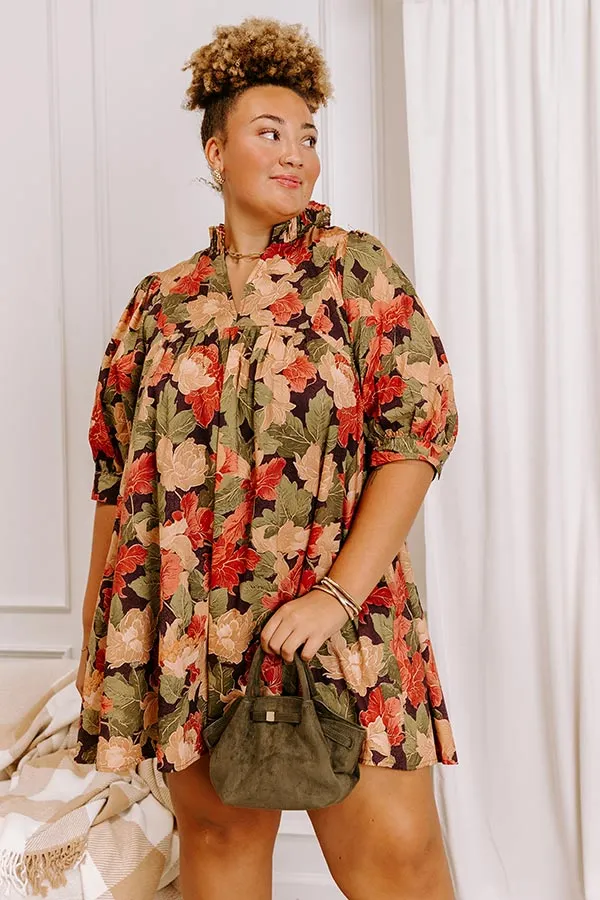 Pick Of The Patch Floral Mini Dress Curves sold by Impressions product image thumbnail 5