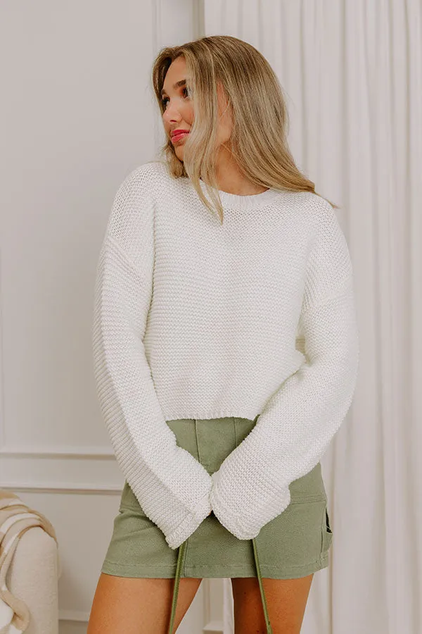Chic And Cozy Knit Sweater in Ivory sold by Impressions product image thumbnail 4