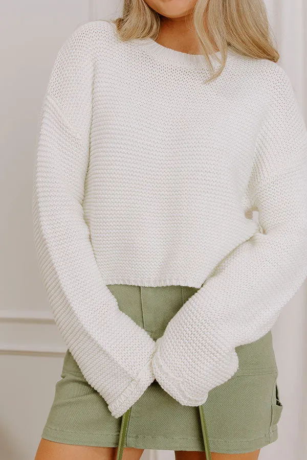 Chic And Cozy Knit Sweater in Ivory sold by Impressions product image thumbnail 2