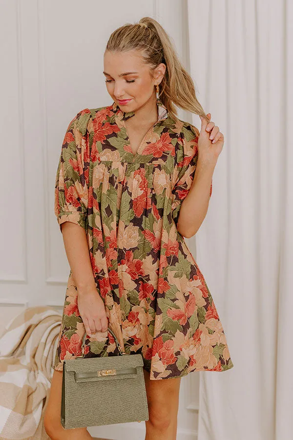 Pick Of The Patch Floral Mini Dress sold by Impressions product image thumbnail 3