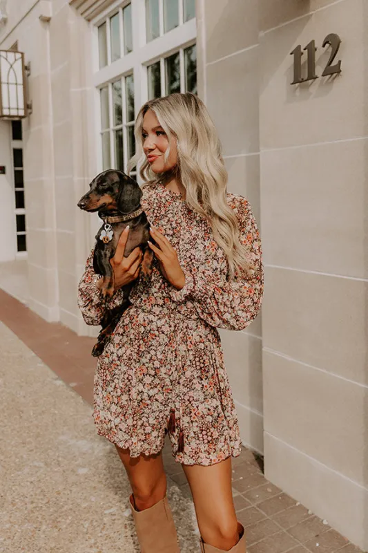 Blooming Personality Floral Mesh Romper sold by Impressions