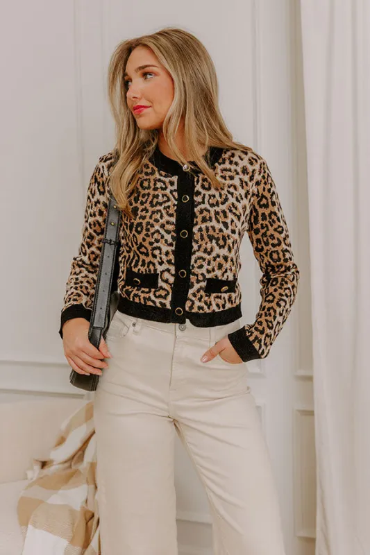 Urban Lifestyle Leopard Knit Cardigan sold by Impressions
