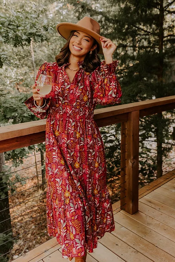 Blooming Keepsake Floral Midi Dress sold by Impressions product image thumbnail 2