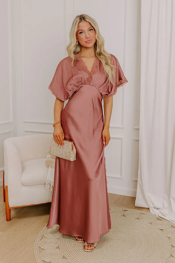 Eternal Elegance Satin Maxi Dress sold by Impressions