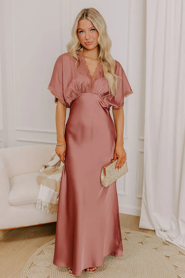 Eternal Elegance Satin Maxi Dress sold by Impressions product image thumbnail 5