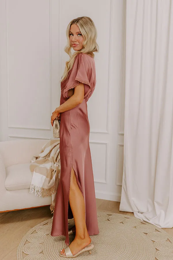 Eternal Elegance Satin Maxi Dress sold by Impressions product image thumbnail 2