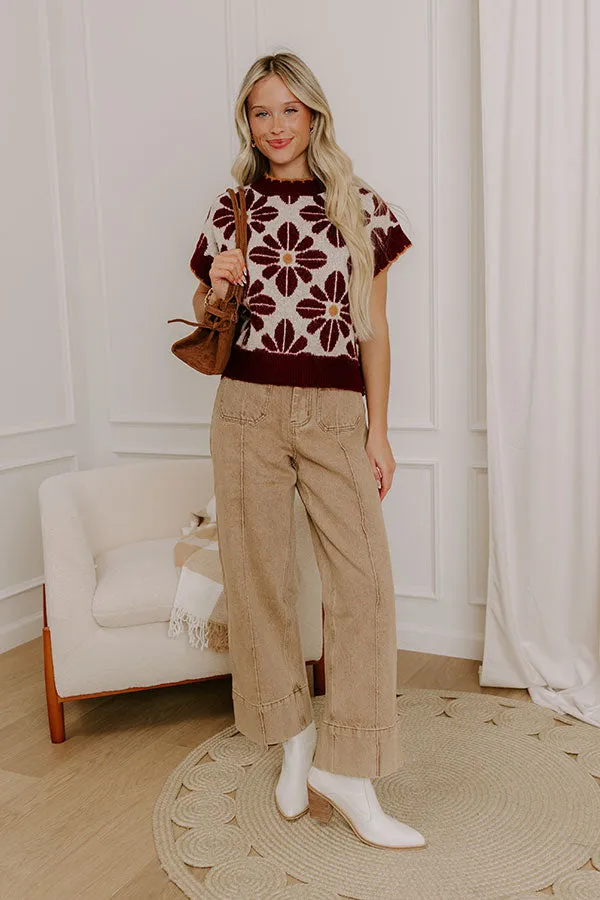 Cherished Moment Floral Knit Sweater Top sold by Impressions product image thumbnail 2