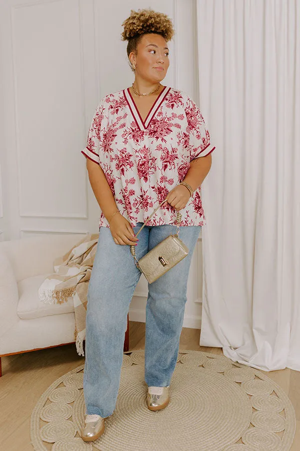 Sugar And Chic Floral Shift Top Curves sold by Impressions product image thumbnail 2