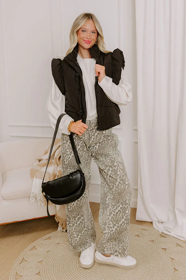 Mountain Top Resort Puffer Vest in Black sold by Impressions product image thumbnail 2