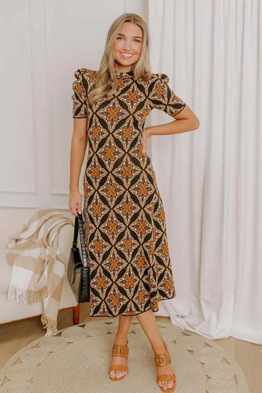 Soho Moment Jacquard Knit Midi Dress sold by Impressions