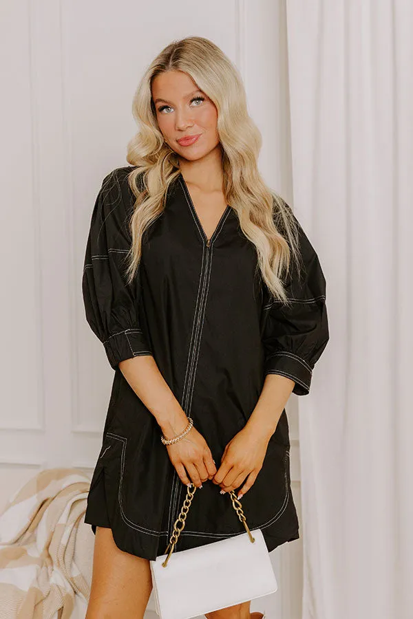 Private Jet Perfection Mini Dress sold by Impressions product image thumbnail 4