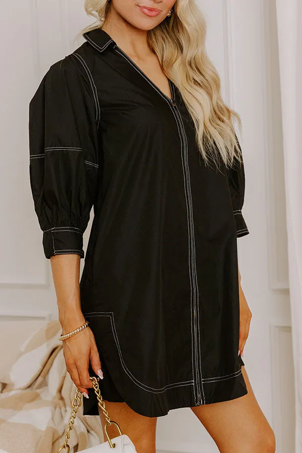 Private Jet Perfection Mini Dress sold by Impressions product image thumbnail 5