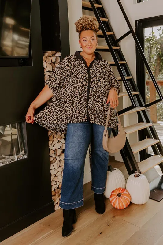 Fierce And Flawless Oversized Button Up Top Curves sold by Impressions