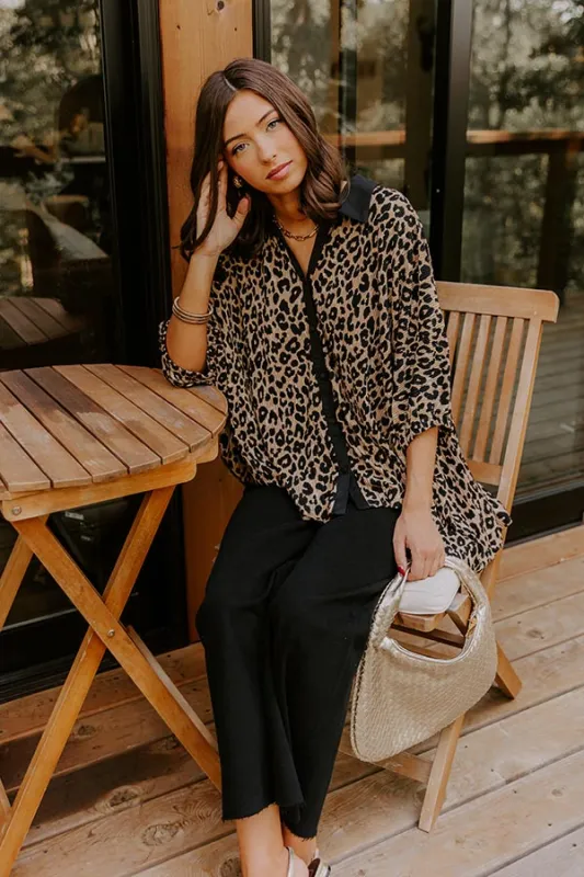 Fierce And Flawless Oversized Button Up Top sold by Impressions