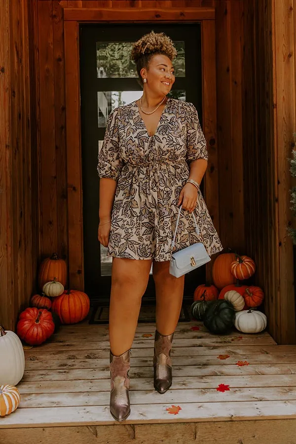 Wishful Weekend Floral Mini Dress Curves sold by Impressions