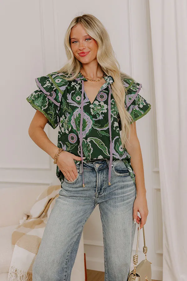 Pretty And Poised Floral Top sold by Impressions product image thumbnail 3