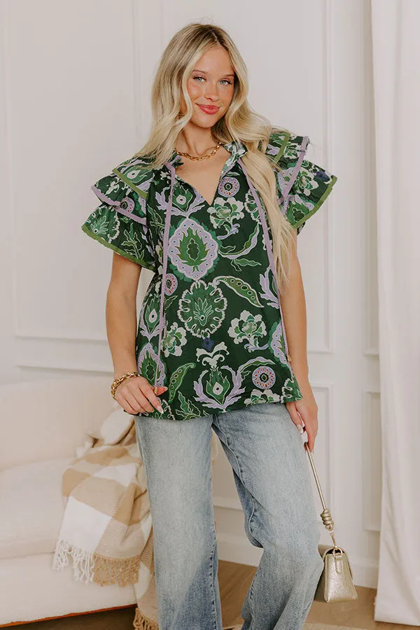 Pretty And Poised Floral Top sold by Impressions