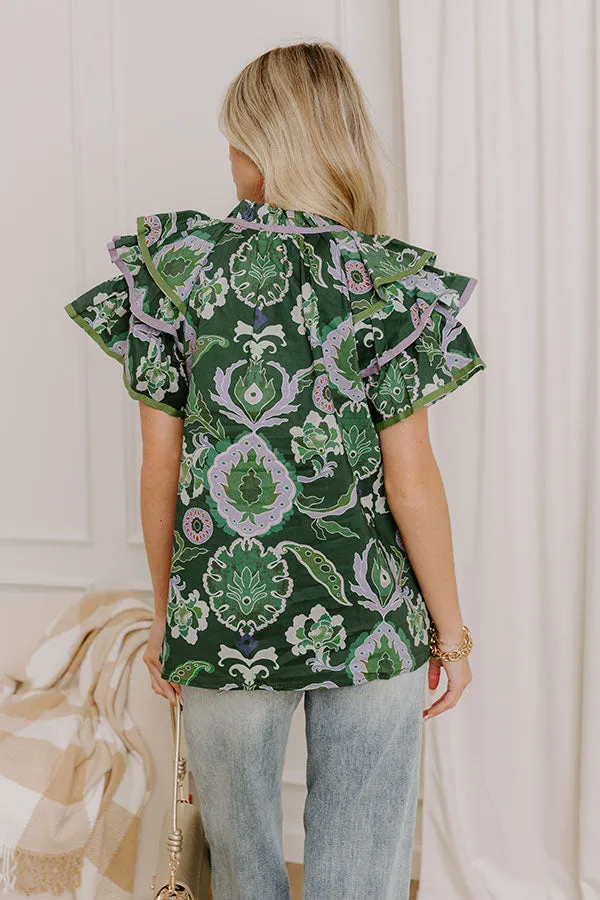 Pretty And Poised Floral Top sold by Impressions product image thumbnail 5