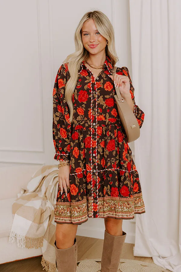 Boho Chic Floral Mini Dress sold by Impressions product image thumbnail 4