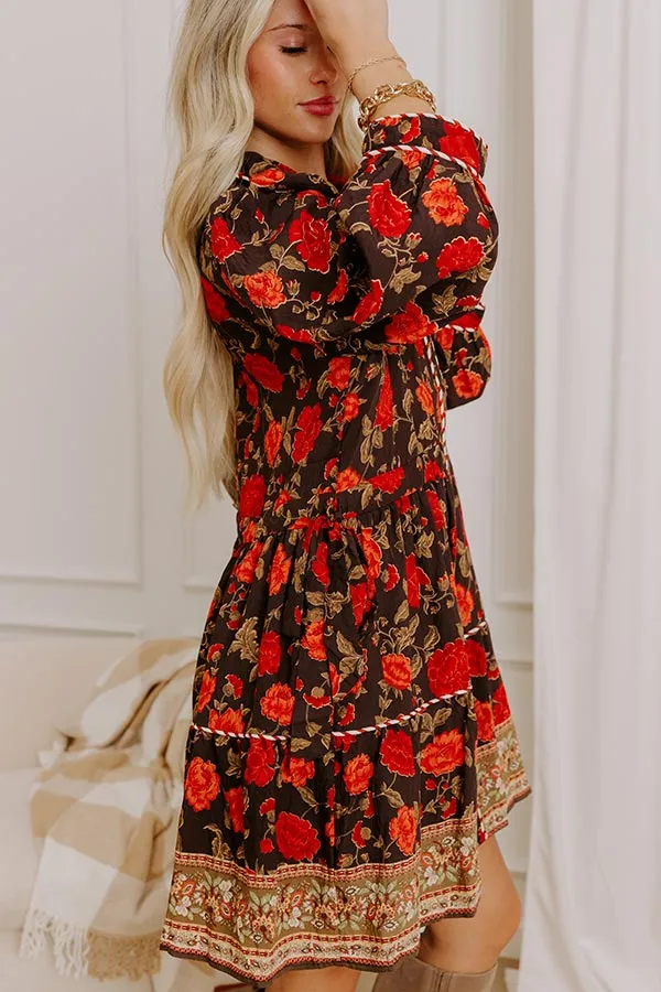 Boho Chic Floral Mini Dress sold by Impressions product image thumbnail 5