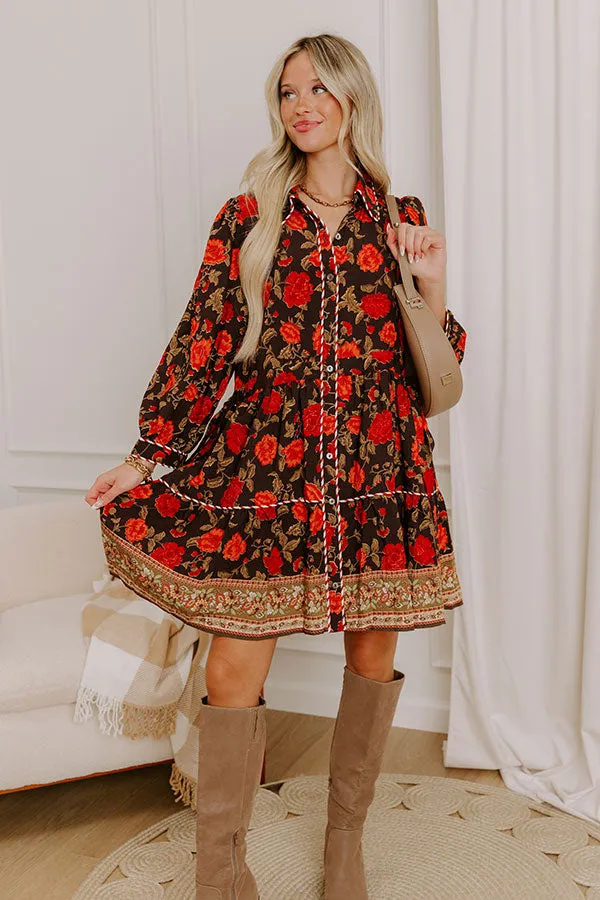 Boho Chic Floral Mini Dress sold by Impressions product image thumbnail 2