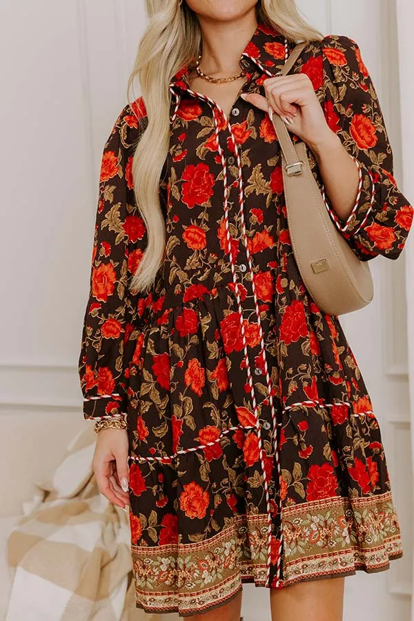 Boho Chic Floral Mini Dress sold by Impressions product image thumbnail 3