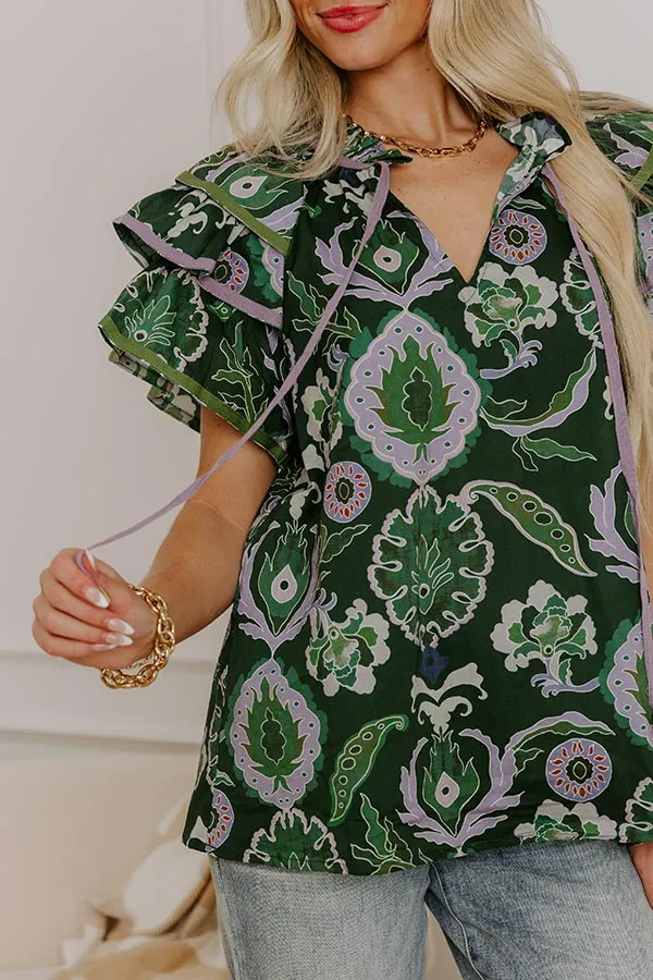 Pretty And Poised Floral Top sold by Impressions product image thumbnail 2