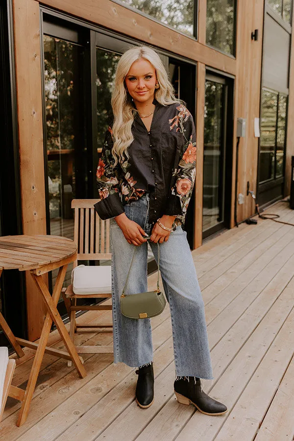 Uptown Poise Floral Top in Black sold by Impressions product image thumbnail 3