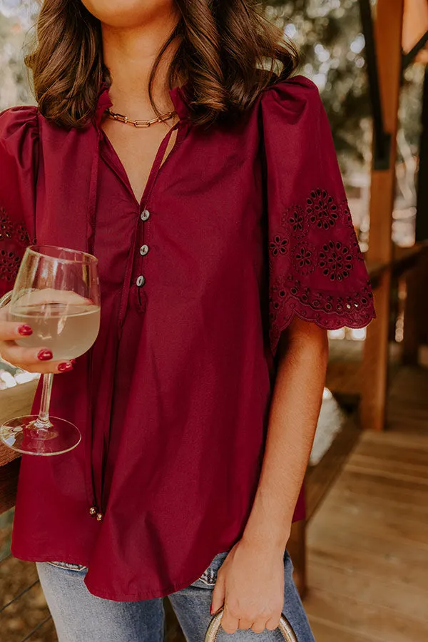 Uptown Allure Eyelet Top sold by Impressions product image thumbnail 5