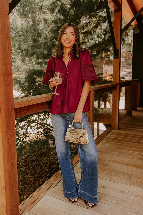 Uptown Allure Eyelet Top sold by Impressions product image thumbnail 3