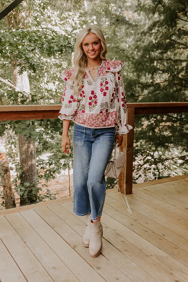 Flower Picking Ruffle Top sold by Impressions product image thumbnail 5