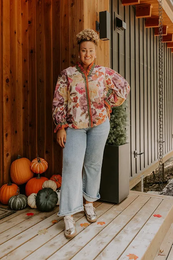 Autumn In Bloom Button Down Top Curves sold by Impressions product image thumbnail 3