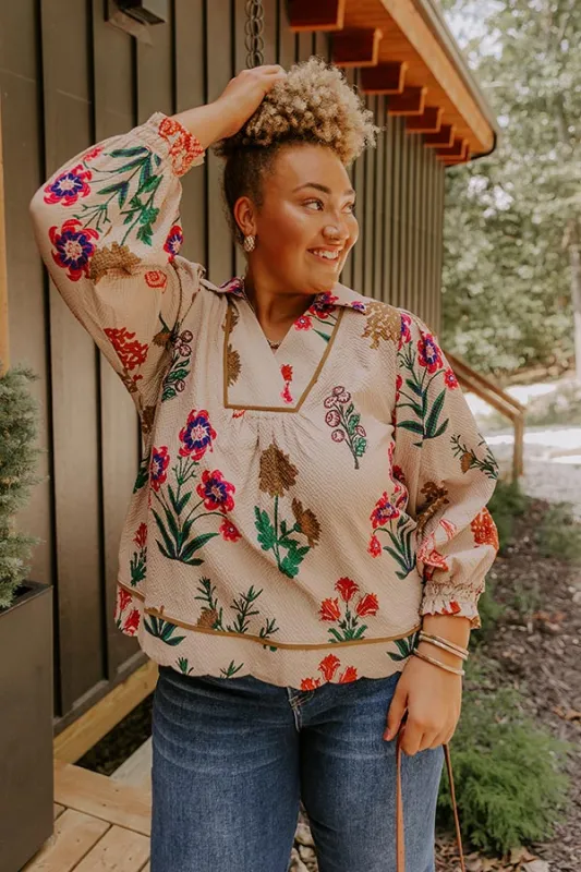 First Pick Floral Top Curves sold by Impressions