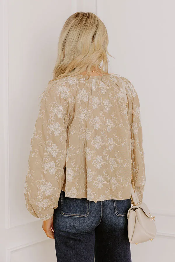 Kind Soul Floral Embroidered Top sold by Impressions product image thumbnail 5