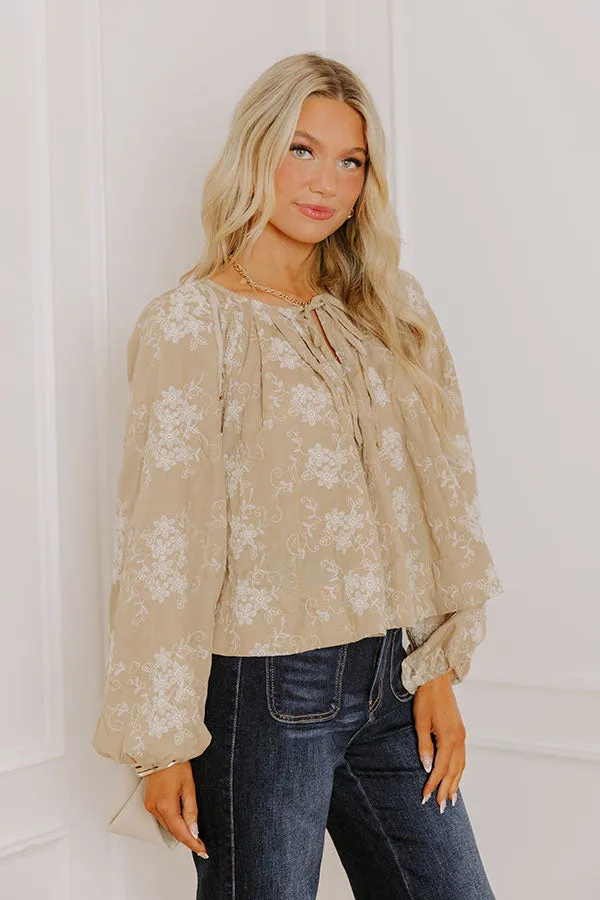 Kind Soul Floral Embroidered Top sold by Impressions product image thumbnail 3