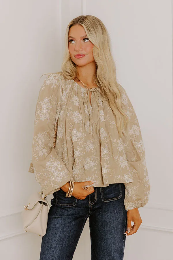 Kind Soul Floral Embroidered Top sold by Impressions product image thumbnail 4