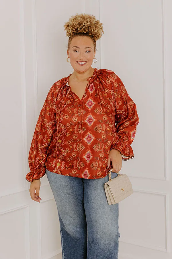 Desert Blooms Floral Top Curves sold by Impressions product image thumbnail 4