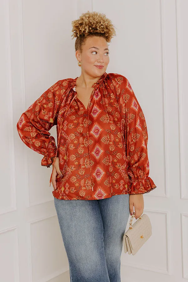 Desert Blooms Floral Top Curves sold by Impressions