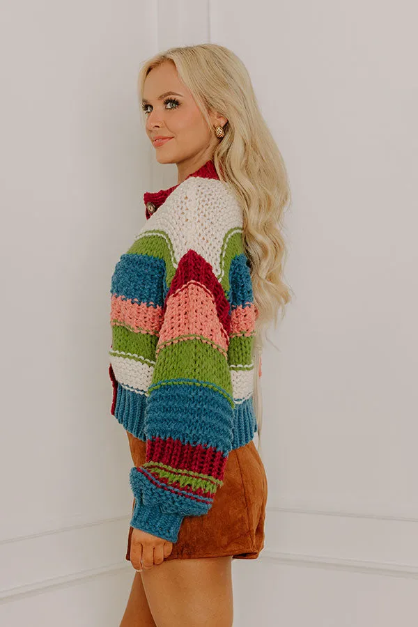 Cozy Retreat Stripe Knit Cardigan sold by Impressions product image thumbnail 5