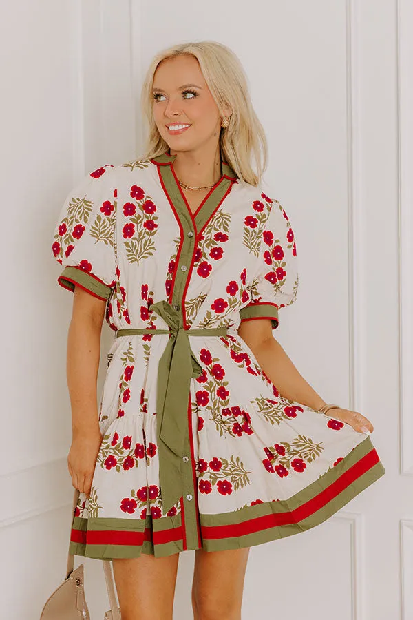 Polished Uptown Floral Mini Dress sold by Impressions product image thumbnail 2