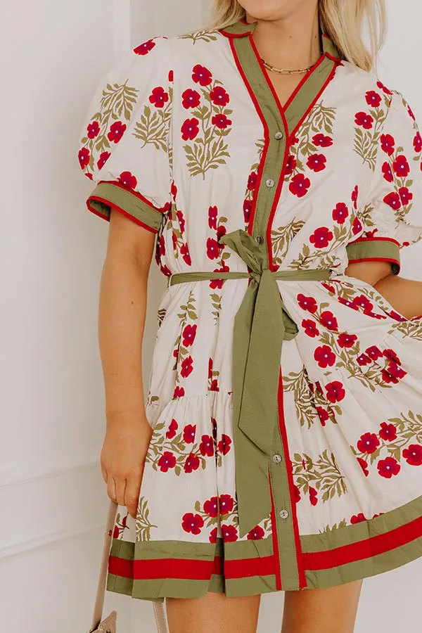 Polished Uptown Floral Mini Dress sold by Impressions product image thumbnail 3