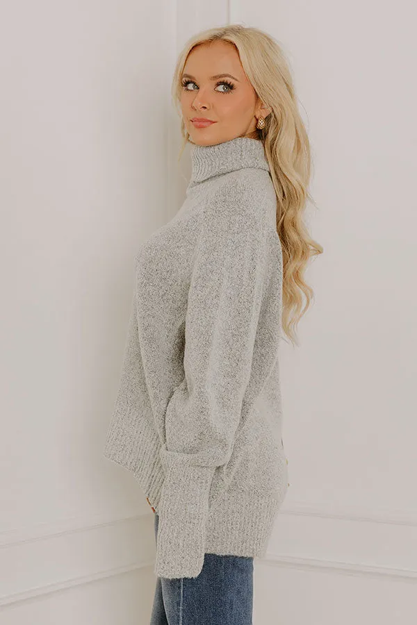 Cozy Reverie Knit Sweater in Grey sold by Impressions product image thumbnail 5