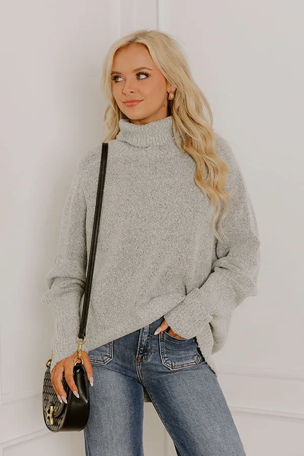 Cozy Reverie Knit Sweater in Grey sold by Impressions product image thumbnail 3